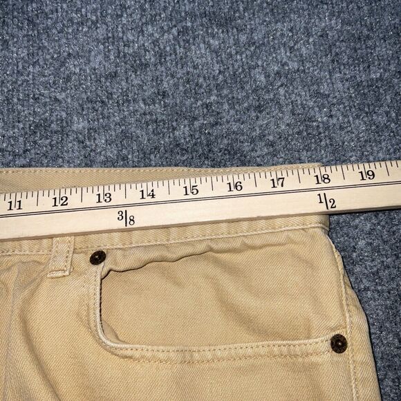 J.CREW Jeans Mens Size 36 Tan Denim THE DRIGGS Straight - Picture 4 of 11